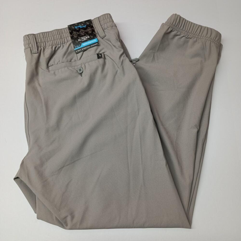 Birdie Bound Golf Joggers Men's XL Gray Stretch Drawstring